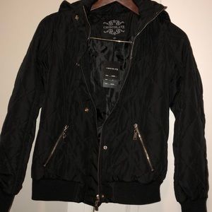 Quilted Bomber Jacket